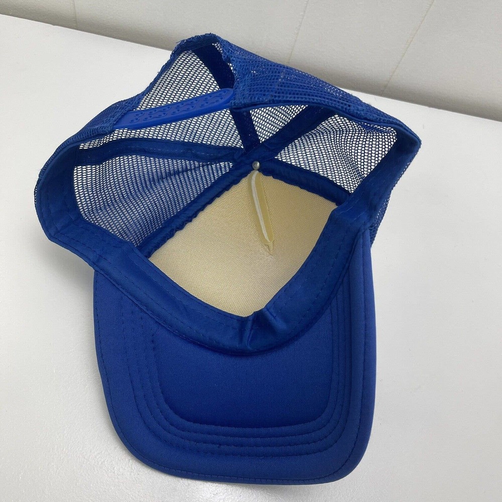 Mystic Trucker Hat Cap Blue White SnapBack Adjustable Mesh Back - Picture 10 of 12